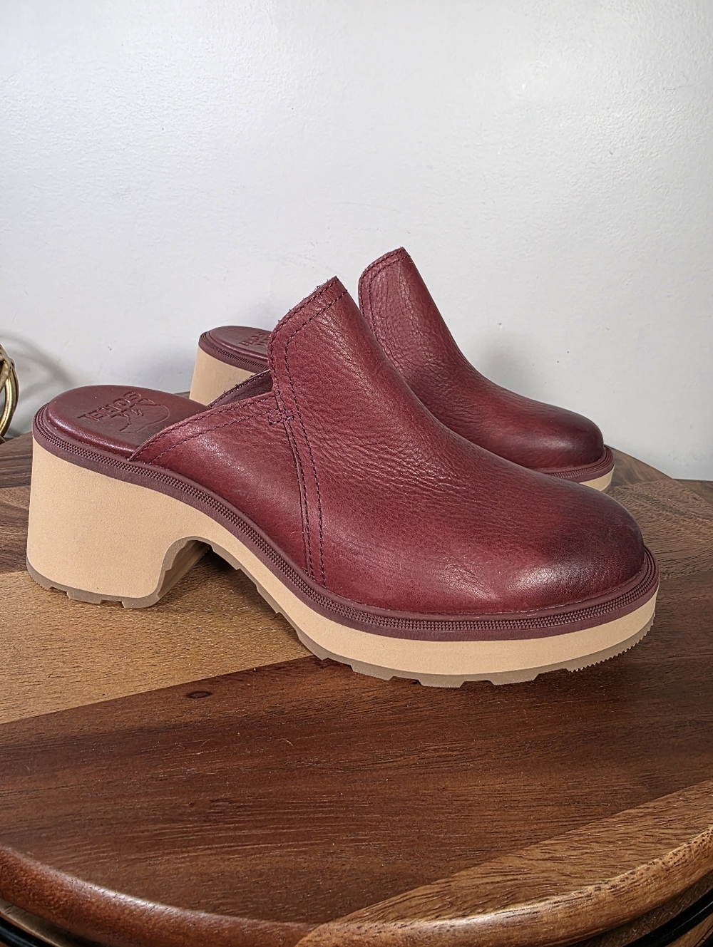 Sorel Hi-Line Heel Mule Boots - Spice / Tawny Buff Size 8 - Picture 3 of 16